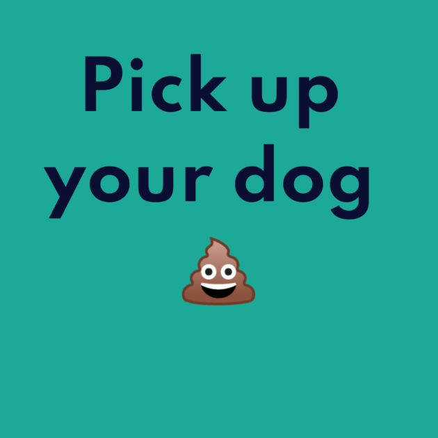 Pick up your dog 💩